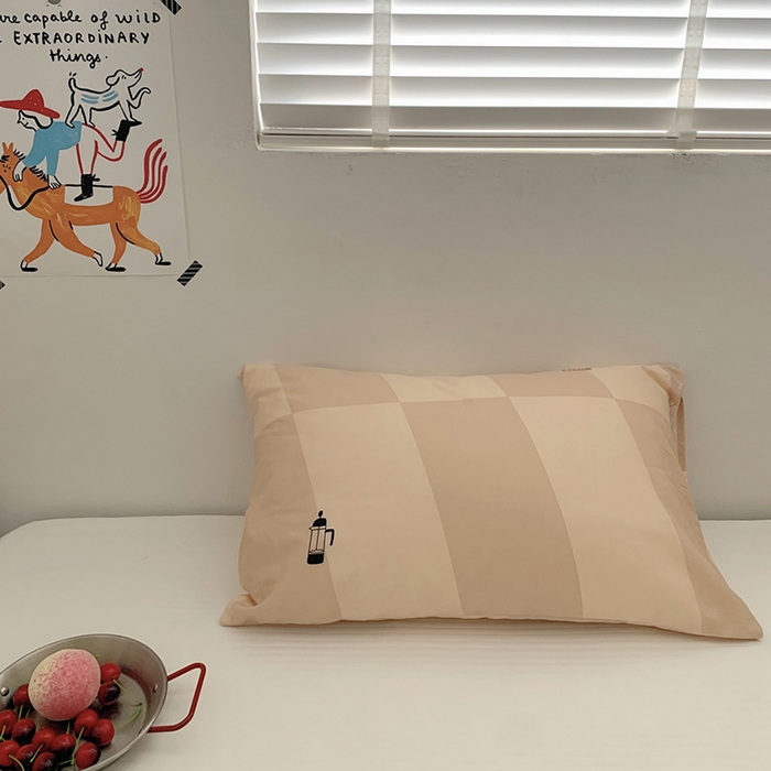 （总）柚可家居 2024新款活性印花ins多巴胺单枕套2