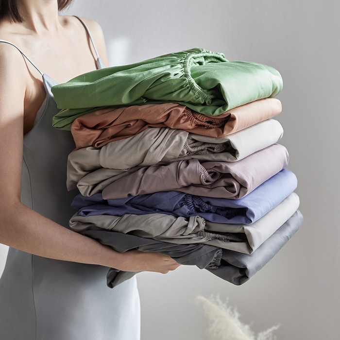 91家纺网 家纺一手货源 找家纺 （总）轩和家居 2025新款50S贡缎长绒棉纯棉单床笠单品床笠床笠单件