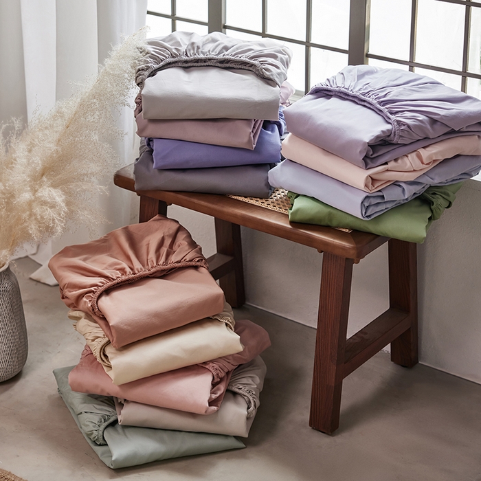 91家纺网 家纺一手货源 找家纺 （总）轩和家居 2025新款50S贡缎长绒棉纯棉单床笠单品床笠床笠单件