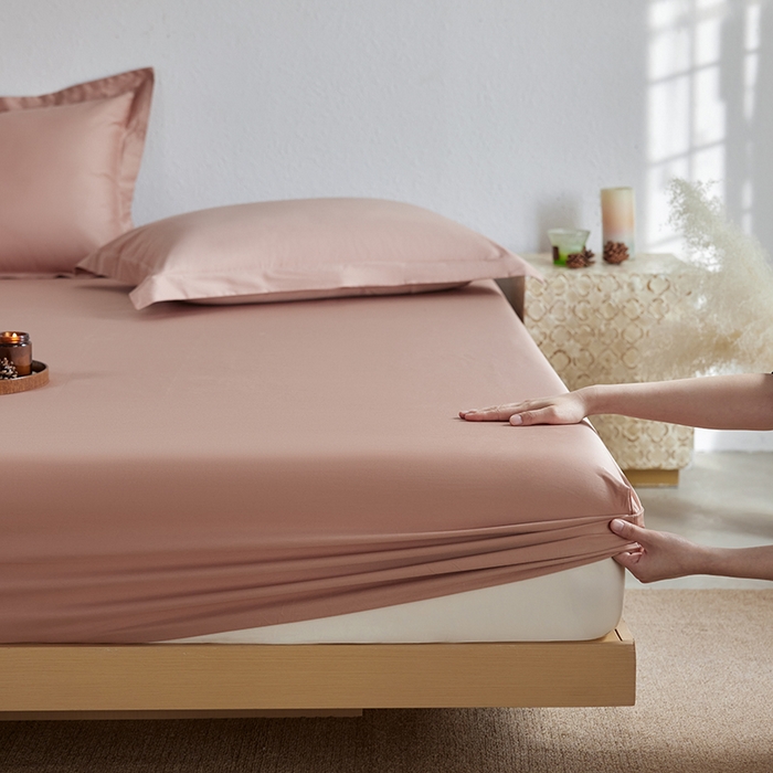 91家纺网 家纺一手货源 找家纺 （总）轩和家居 2025新款50S贡缎长绒棉纯棉单床笠单品床笠床笠单件