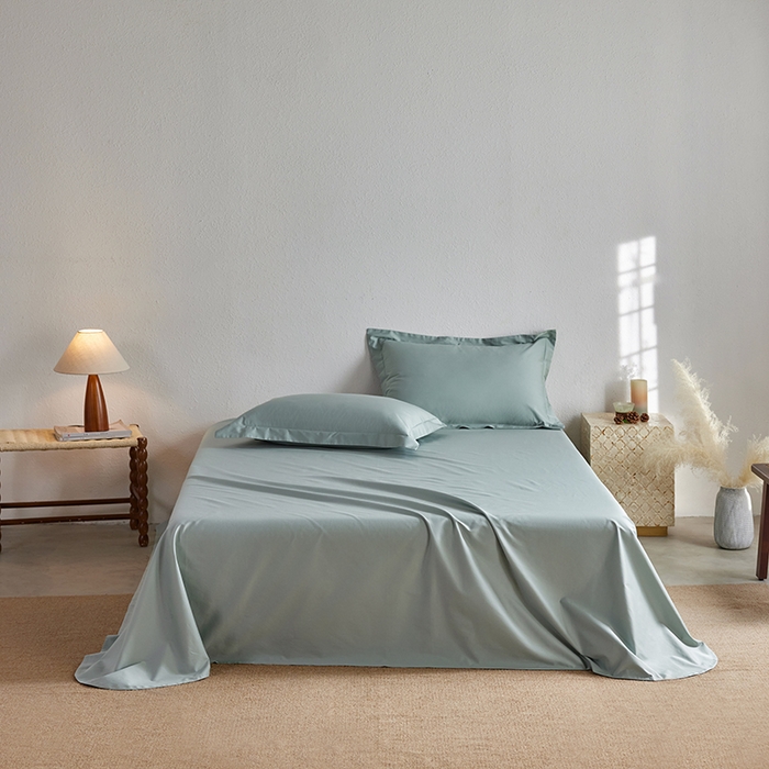 91家纺网 家纺一手货源 找家纺 （总）轩和家居 2025新款50S贡缎长绒棉纯棉单床单单品床单床单单件