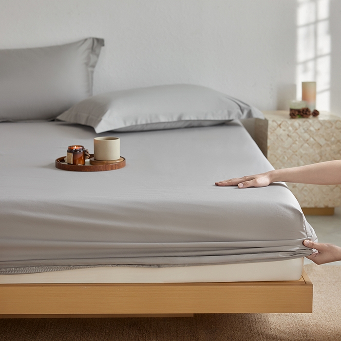 91家纺网 家纺一手货源 找家纺 （总）轩和家居 2025新款50S贡缎长绒棉纯棉单床笠单品床笠床笠单件