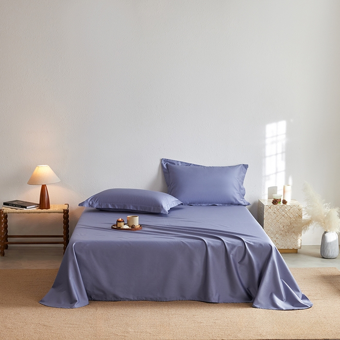 91家纺网 家纺一手货源 找家纺 （总）轩和家居 2025新款50S贡缎长绒棉纯棉单床单单品床单床单单件