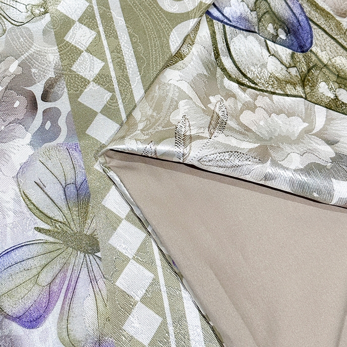 91家纺网 家纺一手货源 找家纺 许林家纺 2025新款提花贡缎轻奢数码活性印花四件套 天空之境