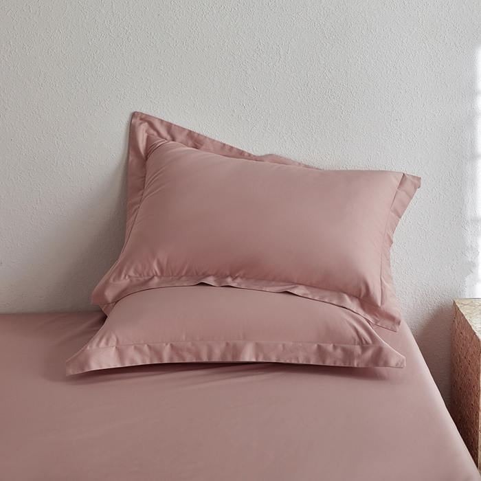 91家纺网 家纺一手货源 找家纺 （总）轩和家居 2025新款50S贡缎长绒棉纯棉单枕套单品枕套枕套单件