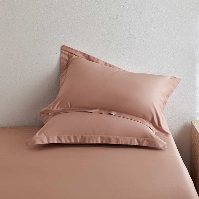 91家纺网 家纺一手货源 找家纺 （总）轩和家居 2025新款50S贡缎长绒棉纯棉单枕套单品枕套枕套单件