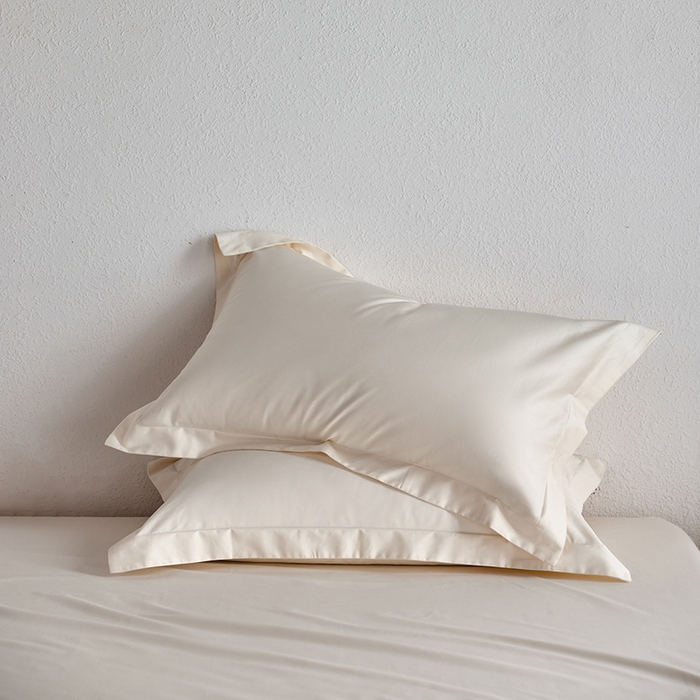 91家纺网 家纺一手货源 找家纺 （总）轩和家居 2025新款50S贡缎长绒棉纯棉单枕套单品枕套枕套单件