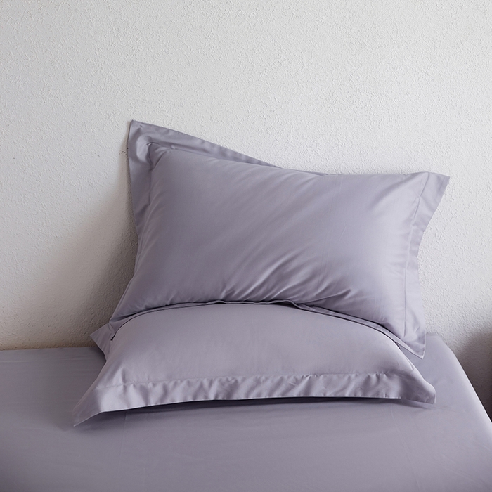 91家纺网 家纺一手货源 找家纺 （总）轩和家居 2025新款50S贡缎长绒棉纯棉单枕套单品枕套枕套单件