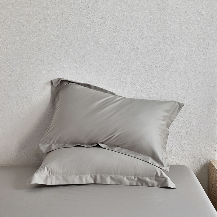 91家纺网 家纺一手货源 找家纺 （总）轩和家居 2025新款50S贡缎长绒棉纯棉单枕套单品枕套枕套单件