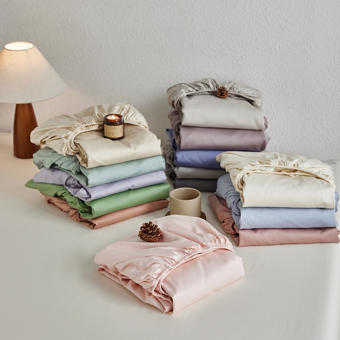 91家纺网 家纺一手货源 找家纺 轩和家居 2025新款50S贡缎长绒棉纯棉单床笠单品床笠床笠单件 组合图仅做展示