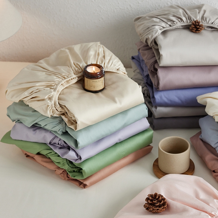 91家纺网 家纺一手货源 找家纺 轩和家居 2025新款50S贡缎长绒棉纯棉单床笠单品床笠床笠单件 组合图仅做展示