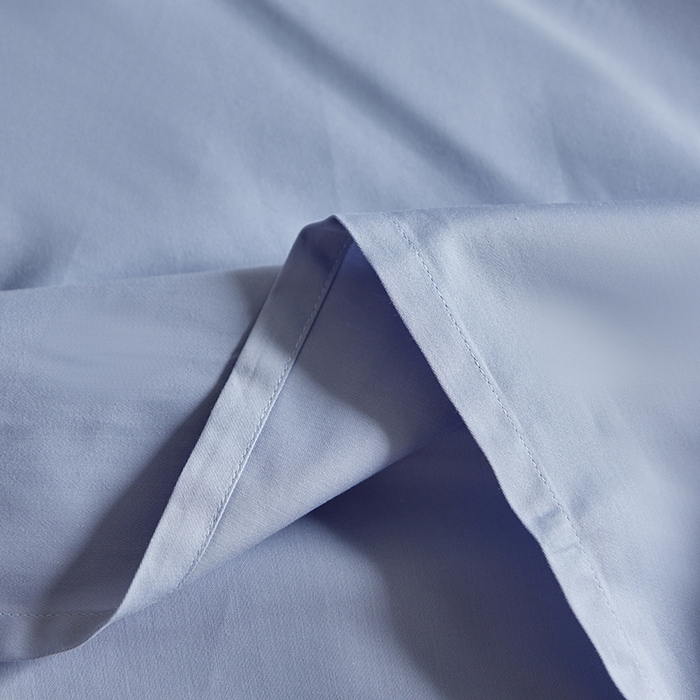 91家纺网 家纺一手货源 找家纺 轩和家居 2025新款50S贡缎长绒棉纯棉单床单单品床单床单单件 碧落蓝