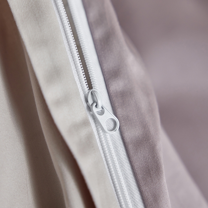 91家纺网 家纺一手货源 找家纺 轩和家居 2025新款50S贡缎长绒棉纯棉单被套单品被套被套单件 丹麦紫+迷雾灰