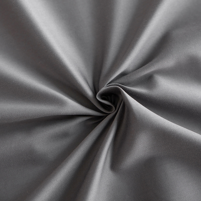 91家纺网 家纺一手货源 找家纺 轩和家居 2025新款50S贡缎长绒棉纯棉单枕套单品枕套枕套单件 梦境灰