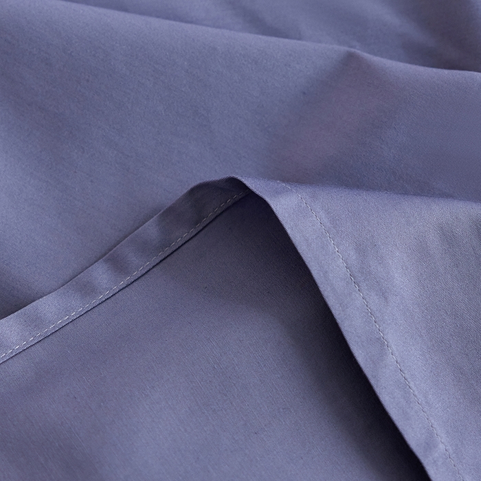 91家纺网 家纺一手货源 找家纺 轩和家居 2025新款50S贡缎长绒棉纯棉单床单单品床单床单单件 海茵蓝