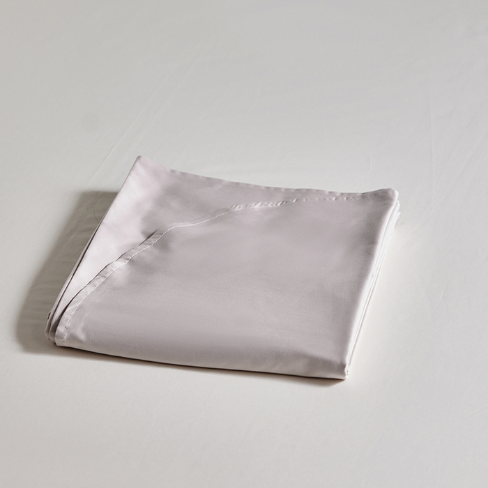 91家纺网 家纺一手货源 找家纺 轩和家居 2025新款50S贡缎长绒棉纯棉单床单单品床单床单单件 迷雾灰