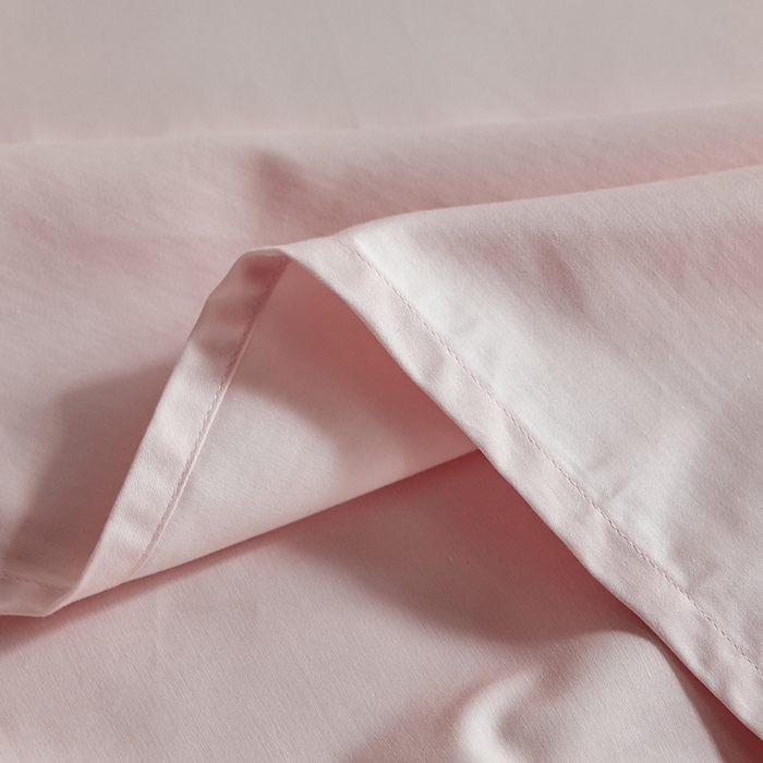 91家纺网 家纺一手货源 找家纺 轩和家居 2025新款50S贡缎长绒棉纯棉单枕套单品枕套枕套单件 夏恋粉