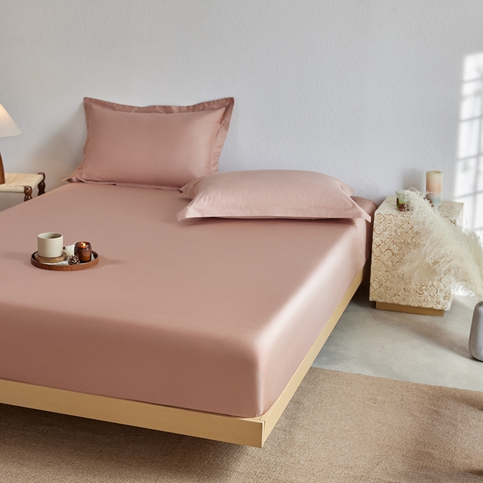 91家纺网 家纺一手货源 找家纺 轩和家居 2025新款50S贡缎长绒棉纯棉单床笠单品床笠床笠单件 罗卡芙