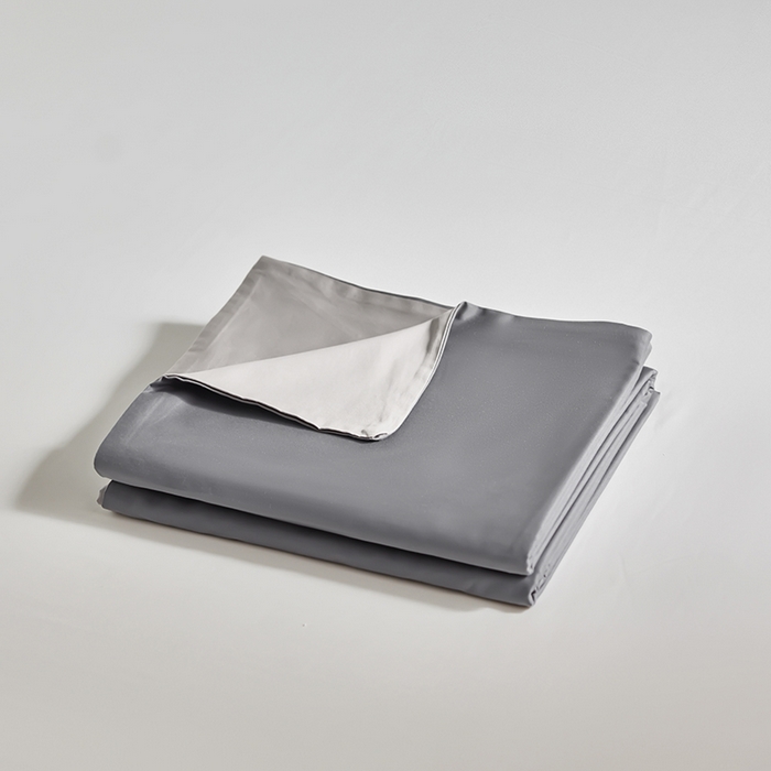91家纺网 家纺一手货源 找家纺 轩和家居 2025新款50S贡缎长绒棉纯棉单被套单品被套被套单件 梦境灰+雅士灰