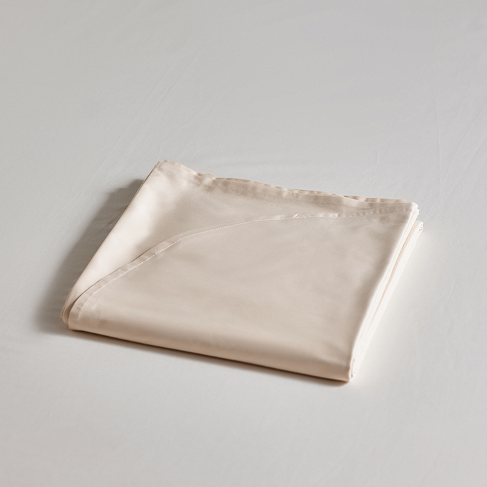 91家纺网 家纺一手货源 找家纺 轩和家居 2025新款50S贡缎长绒棉纯棉单床单单品床单床单单件 浅香槟