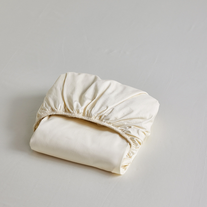 91家纺网 家纺一手货源 找家纺 轩和家居 2025新款50S贡缎长绒棉纯棉单床笠单品床笠床笠单件 奶芋黄