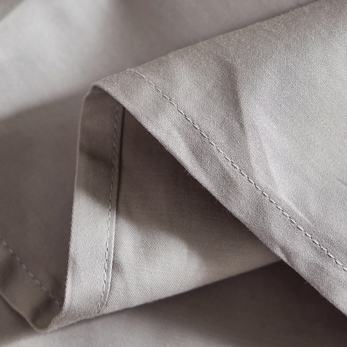 91家纺网 家纺一手货源 找家纺 轩和家居 2025新款50S贡缎长绒棉纯棉单床单单品床单床单单件 雅士灰