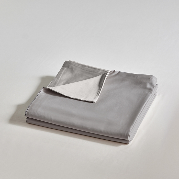 91家纺网 家纺一手货源 找家纺 轩和家居 2025新款50S贡缎长绒棉纯棉单被套单品被套被套单件 雅士灰+迷雾灰