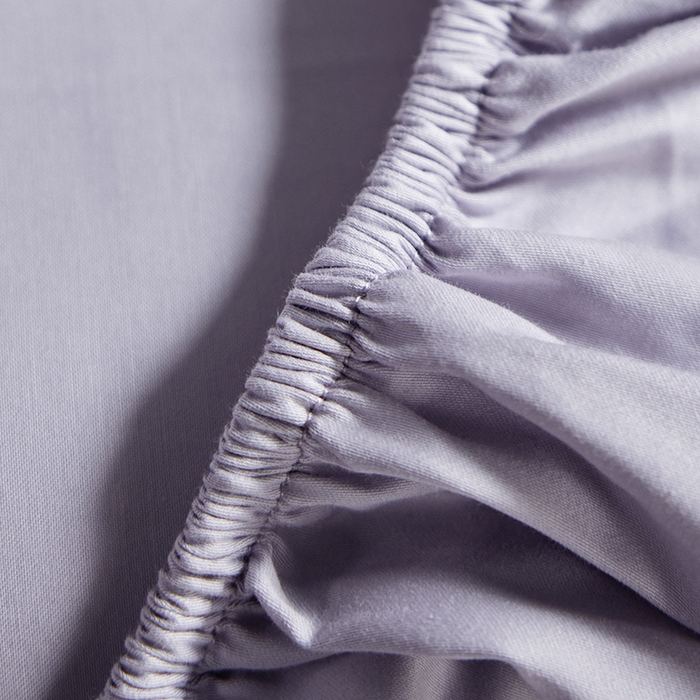 91家纺网 家纺一手货源 找家纺 轩和家居 2025新款50S贡缎长绒棉纯棉单床笠单品床笠床笠单件 仙仙紫