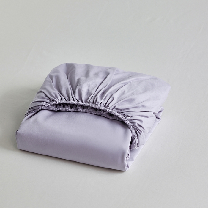 91家纺网 家纺一手货源 找家纺 轩和家居 2025新款50S贡缎长绒棉纯棉单床笠单品床笠床笠单件 仙仙紫