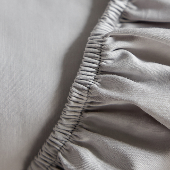 91家纺网 家纺一手货源 找家纺 轩和家居 2025新款50S贡缎长绒棉纯棉单床笠单品床笠床笠单件 雅士灰