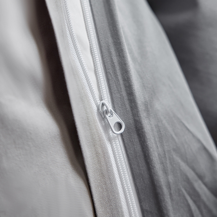 91家纺网 家纺一手货源 找家纺 轩和家居 2025新款50S贡缎长绒棉纯棉四件套 梦境灰+雅士灰