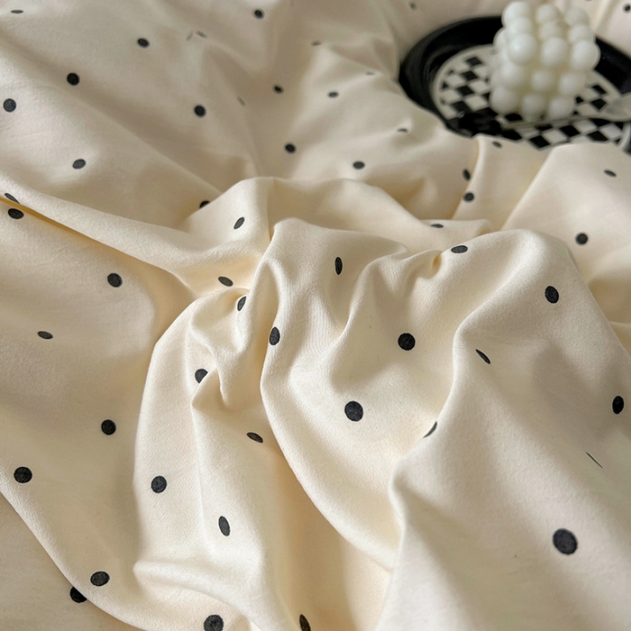 91家纺网 家纺一手货源 找家纺 美梦家纺 2025新款法式赫本风水洗棉床盖四件套系列