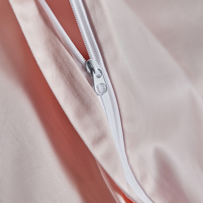 91家纺网 家纺一手货源 找家纺 轩和家居 2025新款50S贡缎长绒棉纯棉四件套 夏恋粉