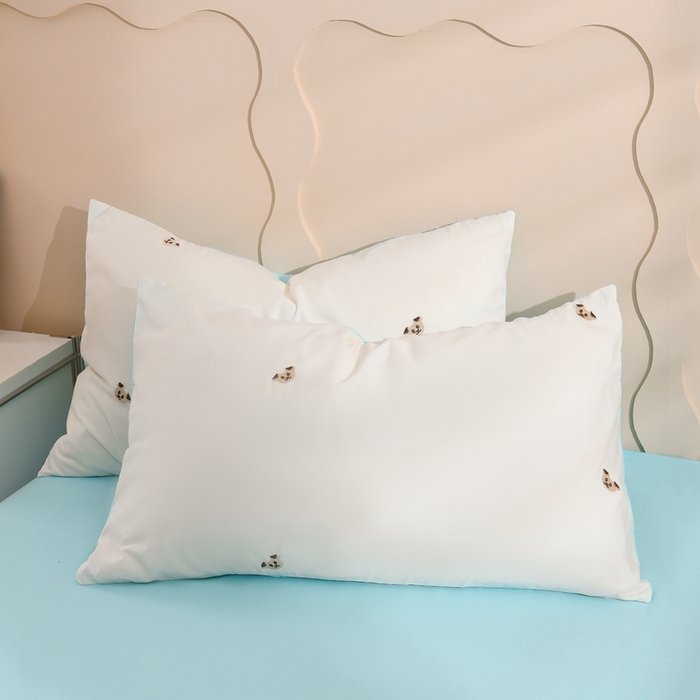 91家纺网 家纺一手货源 找家纺 （总）推推家纺 2025新款刺绣水洗棉小清新四件套