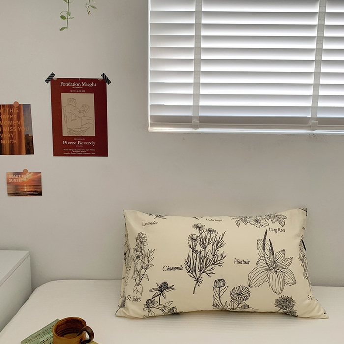 （总）柚可家居 2024新款全棉40支花卉枕套2实拍图