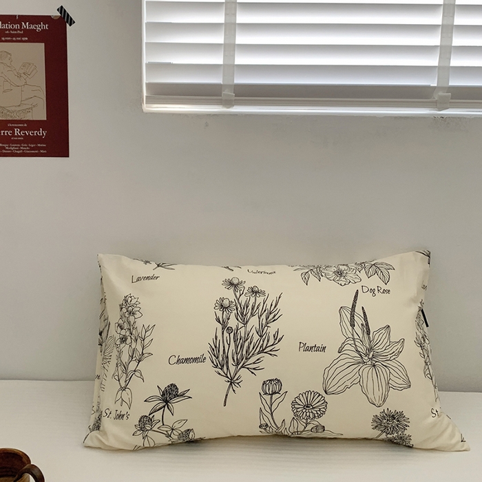 91家纺网 家纺一手货源 找家纺 柚可家居 2024新款全棉40支花卉枕套2实拍图 暮秋