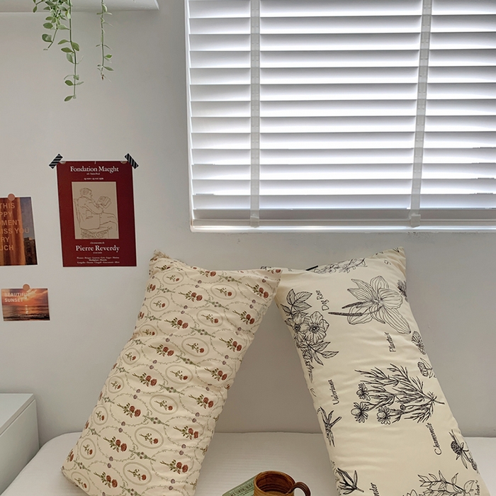 91家纺网 家纺一手货源 找家纺 柚可家居 2024新款全棉40支花卉枕套2实拍图 沁恬