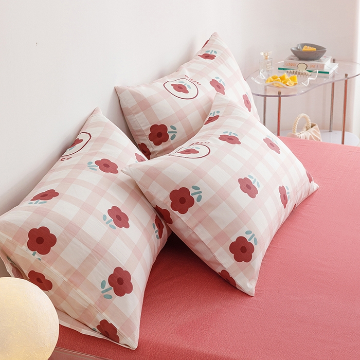 91家纺网 家纺一手货源 找家纺 （总）简宜家居 2023新款小清新卡通纯棉全棉斜纹四件套