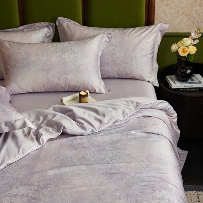 91家纺网 家纺一手货源 找家纺 （总）云胡2025新款莱赛尔纤维四件套-轻澜