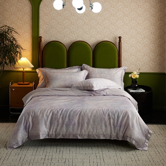 91家纺网 家纺一手货源 找家纺 （总）云胡2025新款莱赛尔纤维四件套-轻澜