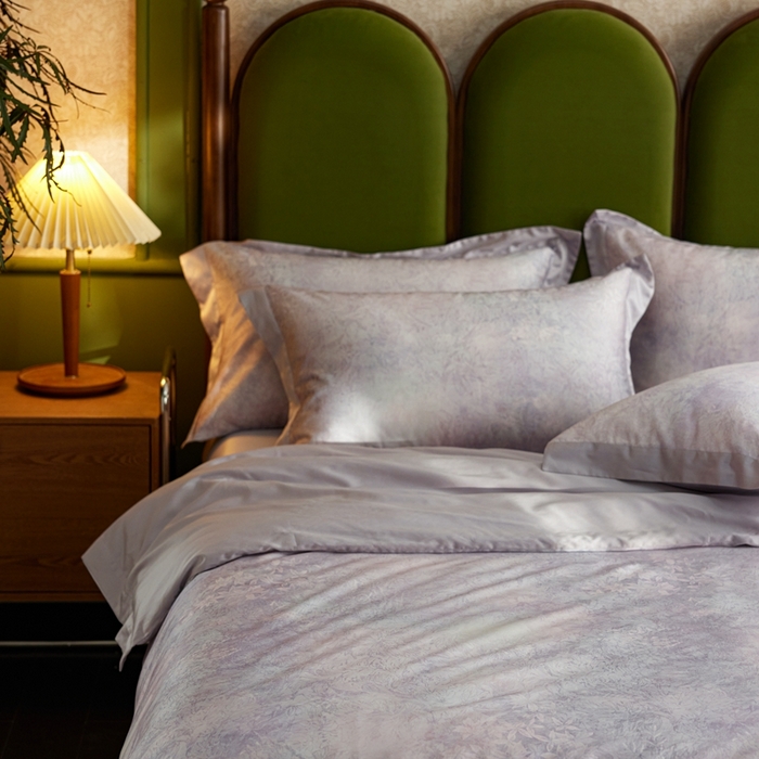 91家纺网 家纺一手货源 找家纺 （总）云胡2025新款莱赛尔纤维四件套-轻澜