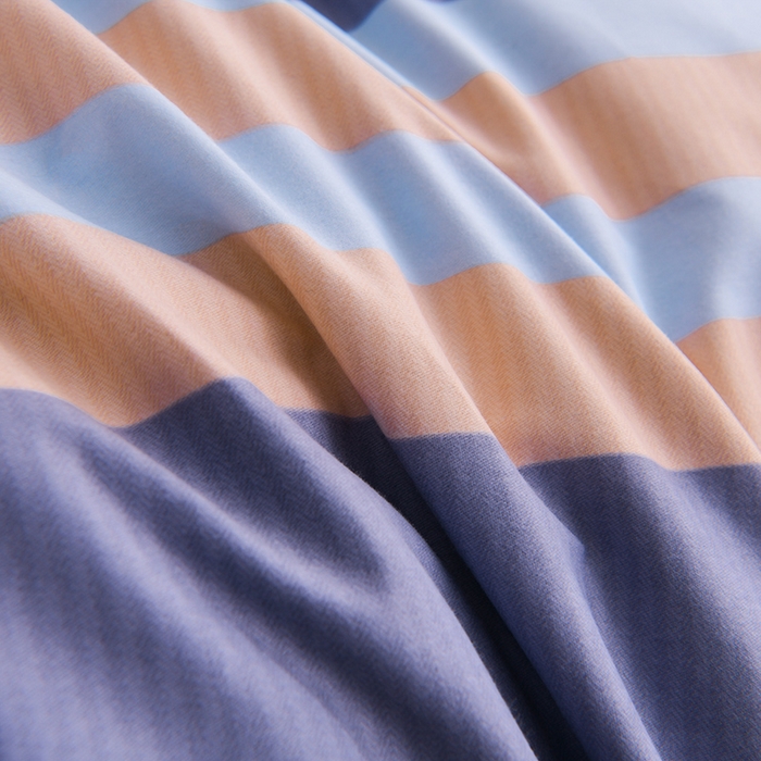 91家纺网 家纺一手货源 找家纺 润淳 2025全棉磨毛套件单品系列 加厚磨毛单床单 若雨千叶 兰