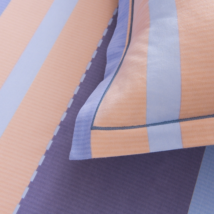 91家纺网 家纺一手货源 找家纺 润淳 2025全棉磨毛套件单品系列 加厚磨毛单床单 若雨千叶 兰