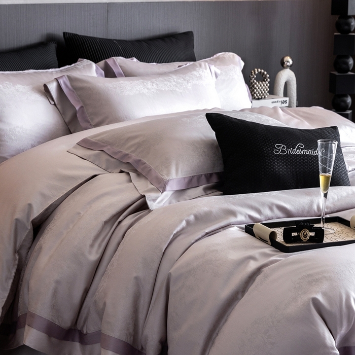 91家纺网 家纺一手货源 找家纺 （总）云胡2025新款莱赛尔纤维四件套-百夏