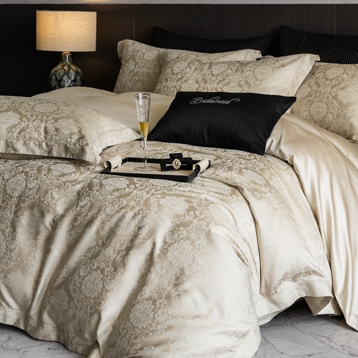 91家纺网 家纺一手货源 找家纺 （总）2025新款莱赛尔纤维四件套-德琪