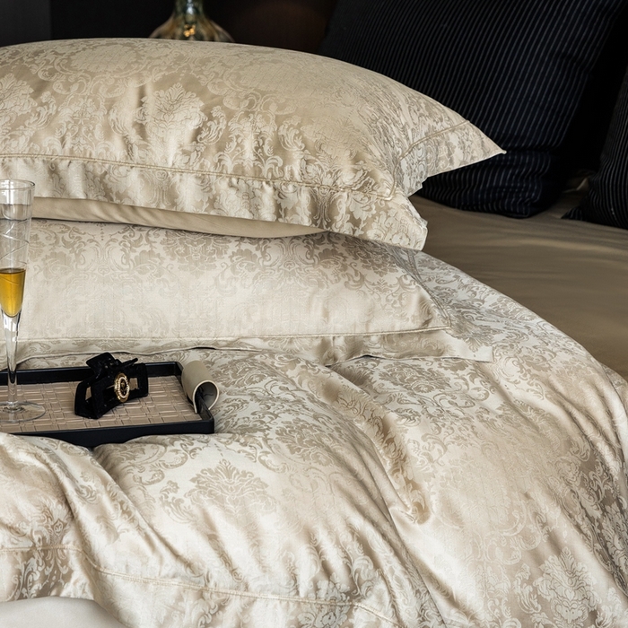 91家纺网 家纺一手货源 找家纺 （总）2025新款莱赛尔纤维四件套-德琪