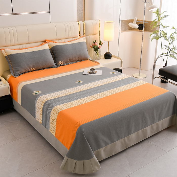 91家纺网 家纺一手货源 找家纺 润淳 2025加厚磨毛单品系列全棉磨毛单枕套 都市英伦