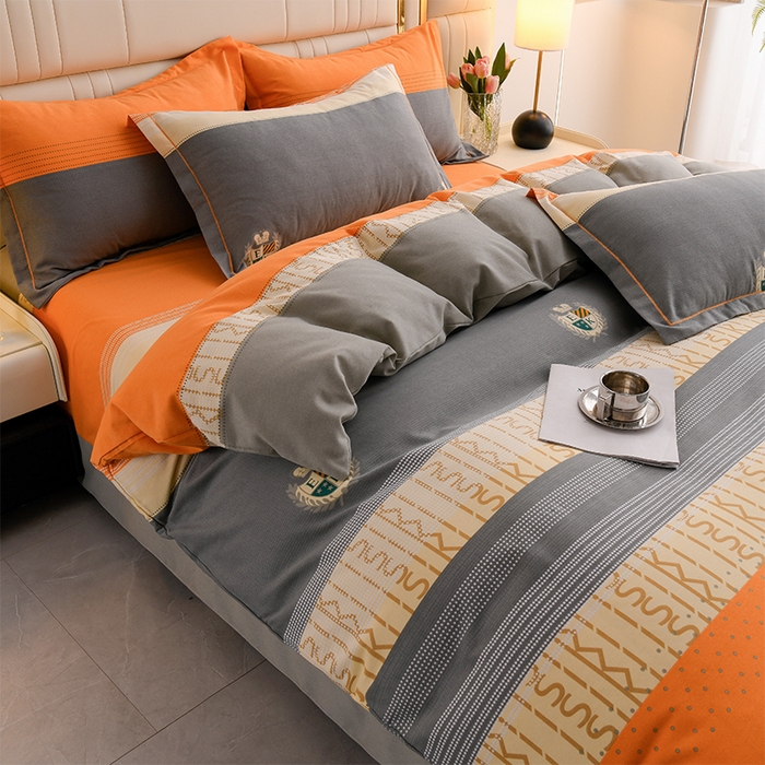 91家纺网 家纺一手货源 找家纺 润淳 2025加厚磨毛单品系列全棉磨毛单枕套 都市英伦