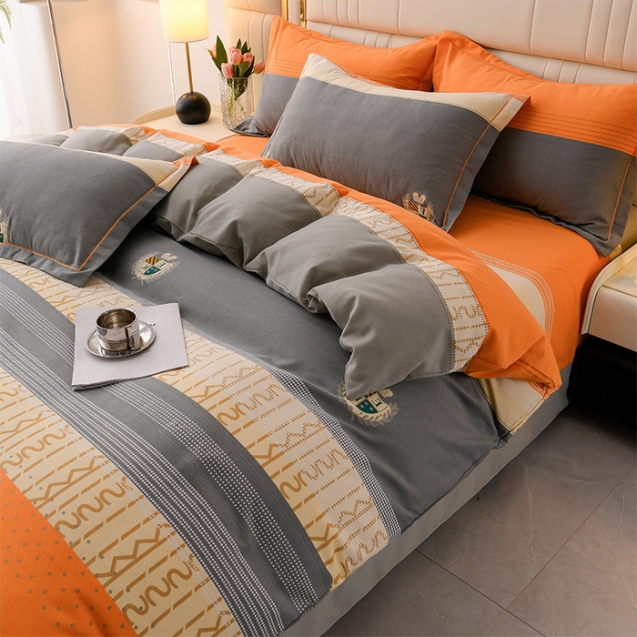 91家纺网 家纺一手货源 找家纺 润淳 2025加厚磨毛单品系列全棉磨毛单枕套 都市英伦