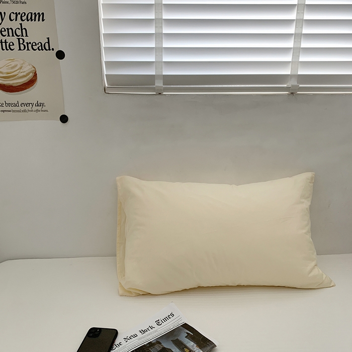 柚可家居 2024新款活性印花单枕套-黑白系列 闪光米单枕套